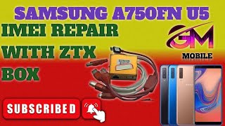 Samsung A750FN U5 imei Repair With Z3X box [upl. by Melesa709]