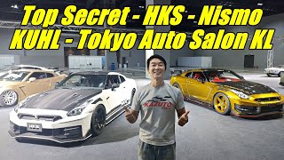 GTR 35 Smoky Top Secret di Tokyo Auto Salon Kuala Lumpur [upl. by Tess832]