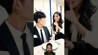 Funny bobbles challenge funny comedyprank mukbang viralvideo tiktokviral curecouple shorts [upl. by Llertac]