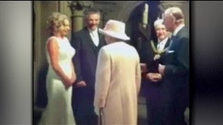 Queen Elizabeth gatecrashes Manchester wedding [upl. by Killen]