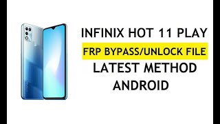 infinix hot 10 play x688b frp unlock tool [upl. by Enialb]