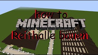 Minecraft How to Reithalle bauen Teil1 l Lucy Wisehome [upl. by Tally]