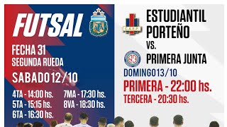 ESTUDIANTIL PORTEÑO VS PRIMERA JUNTA [upl. by Nueoras548]