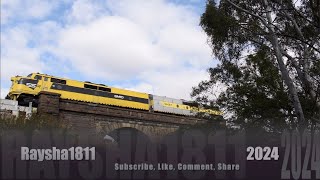 Bullnose Light engine D774V  GM10GM27 SSR LE Lovely Banks  Australian Trains by Raysha1811 [upl. by Maghutte]