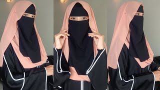 Hijab Style With Saudi Niqab  Hijab With Niqab  Ismi Nazish [upl. by Nuahc668]