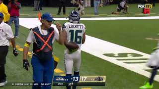 Tyler Lockett EXPLOSIVE 36Yard Touchdown  Seahawks vs Saints Highlights [upl. by Tacye537]