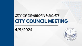 4924  Dearborn Heights City Council Meeting [upl. by Elorak]