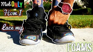 How I Lace My Foamposites [upl. by Anaej]