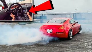 NISSAN 350Z DRIFTING IN THE RAIN POV DRIVE [upl. by Taub]