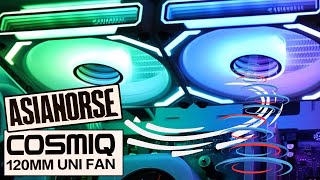 Budget Alternative to CORSAIR Thermaltake and Lian Li Check out the AsiaHorse COSMIQ UNI FAN 120 [upl. by Lerual]