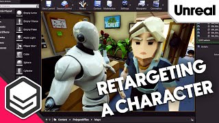 Retargeting a Synty Studios character in Unreal Engine 4 [upl. by Anayt]