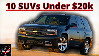 The 10 Fastest American SUVs Under 20k  2024 [upl. by Wehtam]