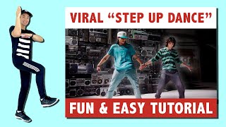 FANCY FOOTWORK  STEP UP DANCE TUTORIAL SUPER EASY [upl. by Rox]