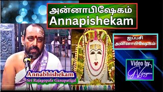 Annabhishekam அன்னாபிஷேகம் சிவ ஆலயங்களில்  ஐப்பசி பவுர்ணமி  Rajagopala Ganapatigal [upl. by Eidnac]