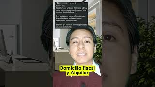 Domicilio Fiscal y alquiler Sunat [upl. by Areid615]