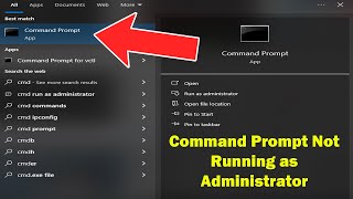 Cant Run CMD as Admin in Windows 11 Easy Solutions [upl. by Eceinart]