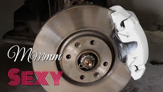 Fixing Brake Squeal amp Painting My Calipers WHITE [upl. by Mandal]