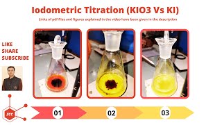 Iodometric Titration  Redox Titration  Estimation of KI  Potassium Iodate  Potassium Iodide [upl. by Annaynek]