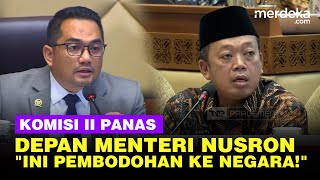 Komisi II Keras Depan Menteri Nusron Ini Pembodohan Terhadap Negara Setiap Hari [upl. by Ernesto]