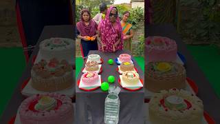 Roll Ball eat Cakes Challenge shorts challenge [upl. by Ahso]