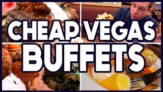 5 Best CHEAP Buffets in Las Vegas Right Now [upl. by Nnylirak]