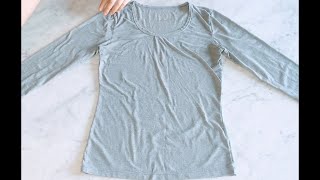 How to Fold a Long Sleeve Shirt [upl. by Tammany302]