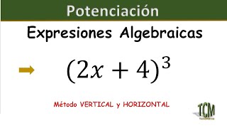 Operaciones con Expresiones Algebraicas  Potenciación [upl. by Strade]