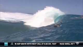 2014 Billabong Pro Tahiti Day 1 Wipeouts [upl. by Yasnyl]