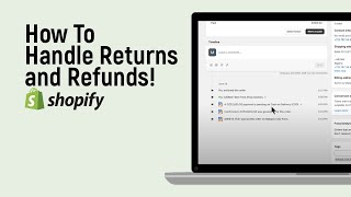 How to Handle Returns and Refunds on SHOPIFY easy [upl. by Enelcaj]