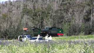 Hotham Valley Railway  27 September 2009  Part 2 [upl. by Aikcin957]