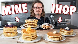 Making IHOP Pancakes at Home  But Better [upl. by Orecul]