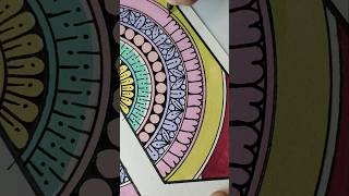 Paint with mecolour mandala 🖌️🎨shorts art mandalaart drawing painting trending [upl. by Normand848]