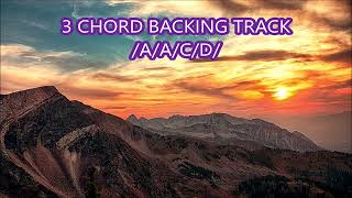 3 CHORD BACKING TRACKJAM in ACD [upl. by Oletta980]