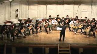 2007cOB JS Bach  The Little Fugue BWV578 Gmoll ｢小フーガ｣ Guitar Orchestra [upl. by Ahsratal645]