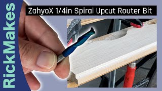 ZahyoX 14in Spiral Upcut Router Bit [upl. by Burty]