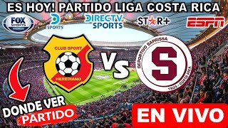 Herediano vs Saprissa en vivo donde ver a que hora juega Herediano vs Deportivo Saprissa 2023 [upl. by Yeslah]