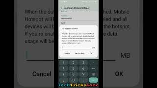 Set Mobile Hotspot Sharing Data Limit to Save Data and Mobile battery [upl. by Ecal]