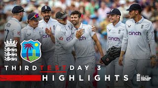 Wood Completes Brilliant 5Fer  Highlights  England v West Indies Day 3  Rothesay Test 2024 [upl. by Tiffa]