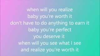 YOURE WORTH IT  CIMORELLI lyrics [upl. by Tyoh]