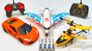 Radio Control Airbus A380 and Remote Control Racing Rc Car Unboxing rc helicopter aeroplane toys [upl. by Moreen]