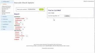 OSCommerce Barcode Datafeed and Stock Control [upl. by Ltney419]