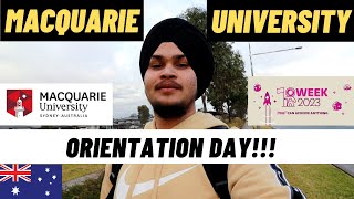 MACQUARIE UNIVERSITY ORIENTATION DAY  JULY INTAKE  INDIAN STUDENTS [upl. by Llenrag470]