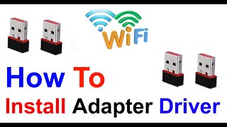 How to install wifi adapter driver for windows 7  IDEAS [upl. by Ecirtnahc]