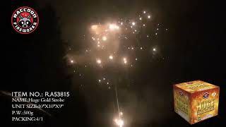 Huge Gold Strobe Firework [upl. by Abixah667]