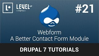 Drupal Tutorials 21  Webform  A Better Contact Form Module [upl. by Dieball]