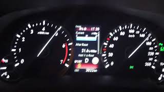 Lexus RX 200t 238KM 2017 0100 0200 V Max Acceleration German Autobahn [upl. by Cutler823]