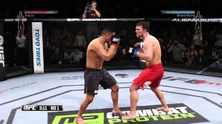 FOTN16 Cung Le vs BispingEA UFC by AFRoO [upl. by Yanel]