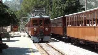 Eisenbahn Romantik Mallorca  Historische Eisenbahn von Palma nach Soller quotRoter Blitzquot [upl. by Gnouv]