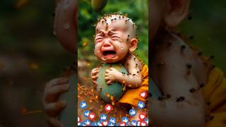 cute babycrying funny small trending emotional newbornbabycrying short viral video Cute [upl. by Vernita]