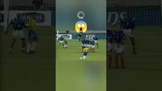 robot carlos free kickfootball youtubeshorts viralshort short shorts [upl. by Ahsenek]